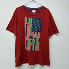 LEVI STRAUSS & CO 幾何学模様 Tシャツ Lサイズ　ホ4