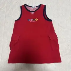 ムージョンジョン　95cm ワンピース　ジャンバースカート　ジャンスカ　女の子