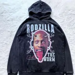 【極美品】Rodman ロッドマン デビル ラップ パーカー ブラック 黒 M