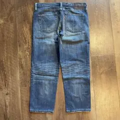 00's Levi's 濃紺デニムワイドジーンズハチノスヴィンテージメンズ　M