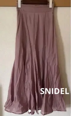 snidel シアーフレアスカート