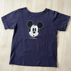 earth music&ecology ミッキーマウス　Tシャツ ネイビー