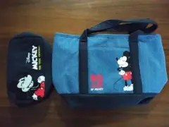 JAL×ミッキー90周年 トートバッグ・ポーチセット