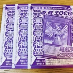 宣告者の神巫　3枚セット