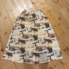 新品　ANNALUNA 　柄スカート　S
