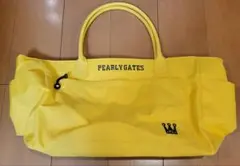 パーリーゲイツ PEARLY GATES ボストンバッグ イエロー 未使用品