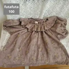 sale！【100cm】アンティークFLOWERモチーフのスモックトップス