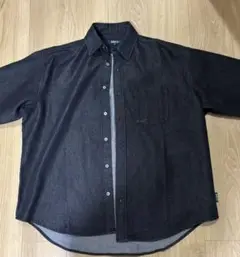 HECT ダークデニム 長袖シャツ S