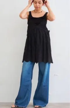 IENA アンティークチュールバテンキャミ