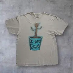 マーベルガーディアンオブザギャラクシーグルートプリントロゴデカロゴTシャツN11