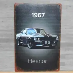 1967 Eleanor レトロ風 ブリキ看板 OK1965