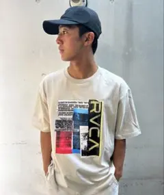 早い者勝ち‼️新品未使用‼️RVCA オーバーサイズ Tシャツ ベージュ