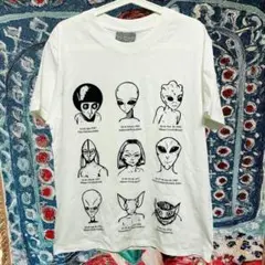 エイリアン図鑑 ティーシャツ 半袖 メンズ ヴィンテージリプリント XL ２XL