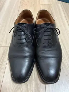 【美品】SCOTCH GRAIN ブラックレザーシューズ
