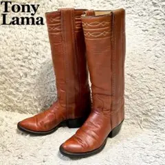 Tony Lama トニーラマ ウエスタンブーツ レザー ブラウン ヴィンテージ