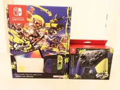 新品 任天堂スイッチ本体有機ELモデル+純正プロコン スプラトゥーン3モデル