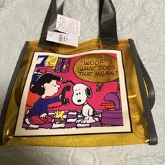 値下げ　スヌーピー コミックデザイン トートバッグ新品