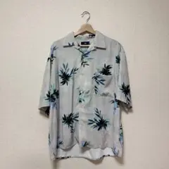 HARE フラワープリント アロハシャツ S