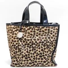 FURLAフルラ ハンドバッグ ミニトートバッグ ハラコ アニマル イタリア製
