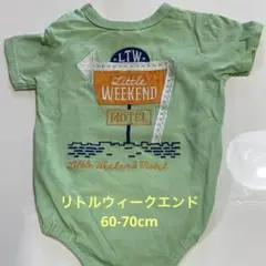 ロンパース 60〜70cm Little Weekend Motel