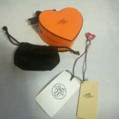 286 新品 エルメス HERMES スカーフリング カレ ハート