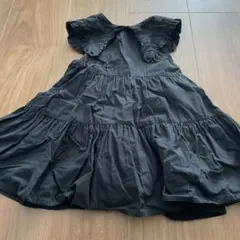 マニーナ　ベビー服　女の子　ベビー　ワンピース　黒ワンピース
