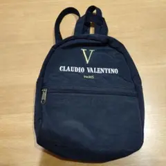 CLAUDIO VALENTINO 黒リュック