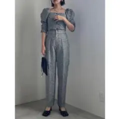 AMERI 3WAY JACQUARD SET UP グリーン　Sサイズ