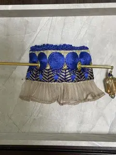 42番　ヘアアクセ　インド刺繍リボン　マジェステ　浴衣　二つ購入で1500円！