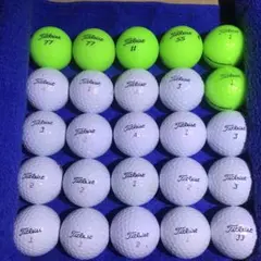 ゴルフボール　ロストボール　25個　タイトリスト