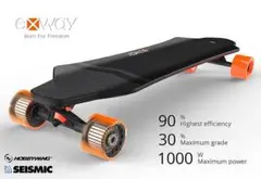 exway-X1 時速40km 電動スケートボード 航続 15キロ スマホ連動
