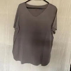 UNIQLO エアリズム　半袖　茶色　XL