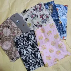 猫柄生地　カット生地