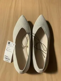 GU ウォッシャブルニットフラットシューズ