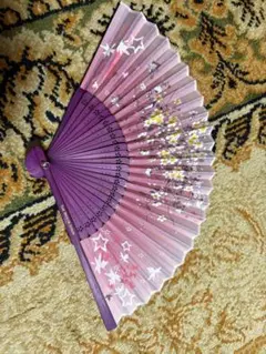 THE WESTIN JOSUNホテル紫色 扇子 花柄