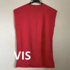 VIS ノースリーブニット