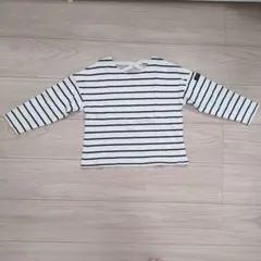 futafuta ボーダーカットソー　バッククロス　120