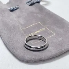 極美品 MIKIMOTO ミキモト Pt950 プラチナ リング 6号