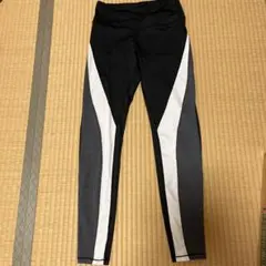 H&M スポーツレギンス Sサイズ ブラック/ホワイト/グレー