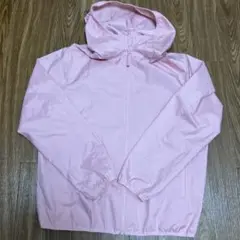 UNIQLO150サーモンピンク薄手ウィンドブレーカー