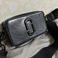 MARK JACOBS スナップショット　ショルダーバッグ　ブラック×ブラック