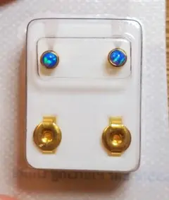 医療用ファーストピアス 24K オパール 05