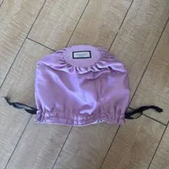 GUCCI ピンク サテン 巾着袋