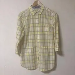 デコイ　七分袖チェック柄シャツ　サイズ9