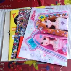 リカちゃん・ハローキティ・ドラえもん クリアファイルセット
