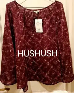 新品未使用☆ HUSHUSH シアー ブラウス M