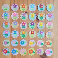 クラフトパンチ　花【サークル】ペーパークラフト