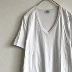 B.V.D. Tシャツ 半袖 Ｖネック 無地 シンプル 大きめ 丈長め インナー