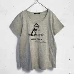 CIAOPANIC チャオパニック　プリントTシャツ　丸首　半袖　カジュアル