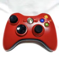 Xbox360 ワイヤレス コントローラー 限定 レッド 動作確認済み